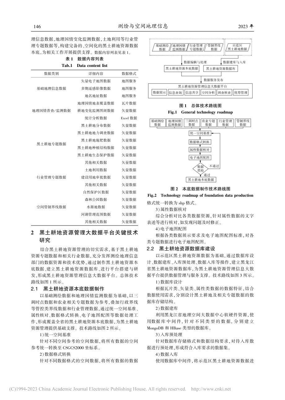 黑土耕地资源管理信息大数据平台关键技术研究与构建_杨爱玲.pdf_第2页