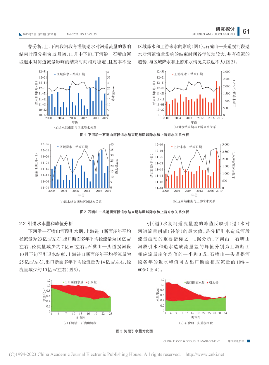 黄河宁蒙河段冬灌期引退水对河道流量影响分析_梁聪聪.pdf_第2页