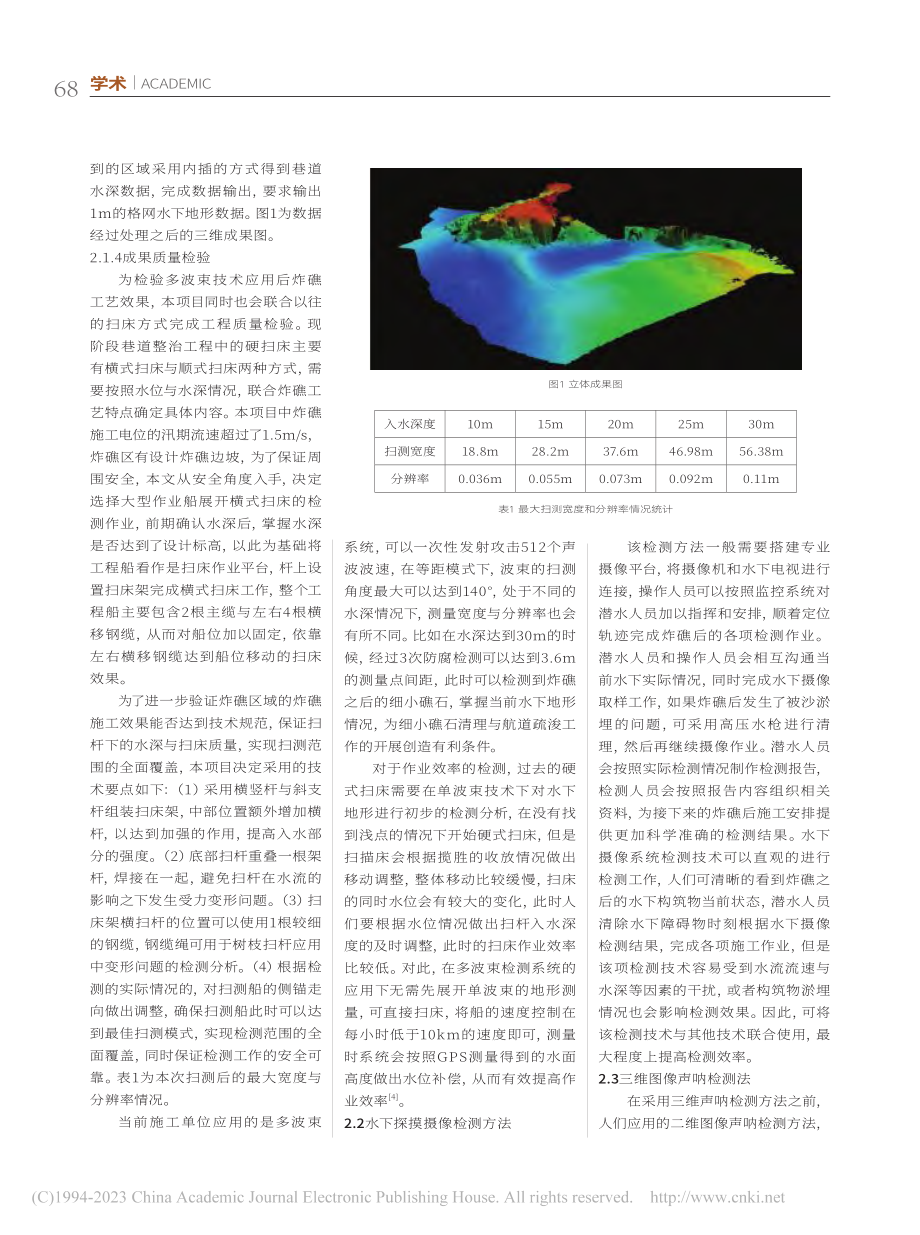 航道整治疏浚工程炸礁工后检测方法分析_吕圣华.pdf_第2页