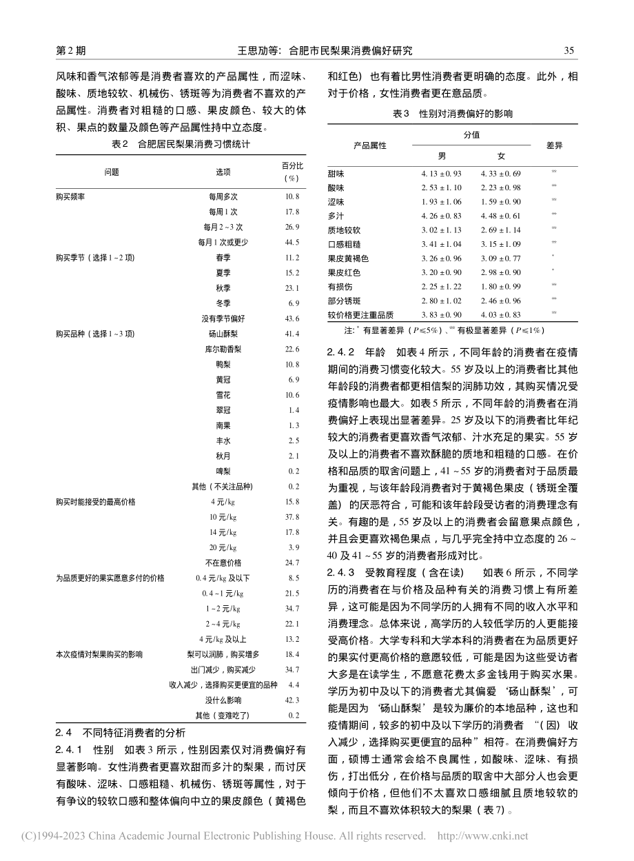 合肥市民梨果消费偏好研究_王思劢.pdf_第3页