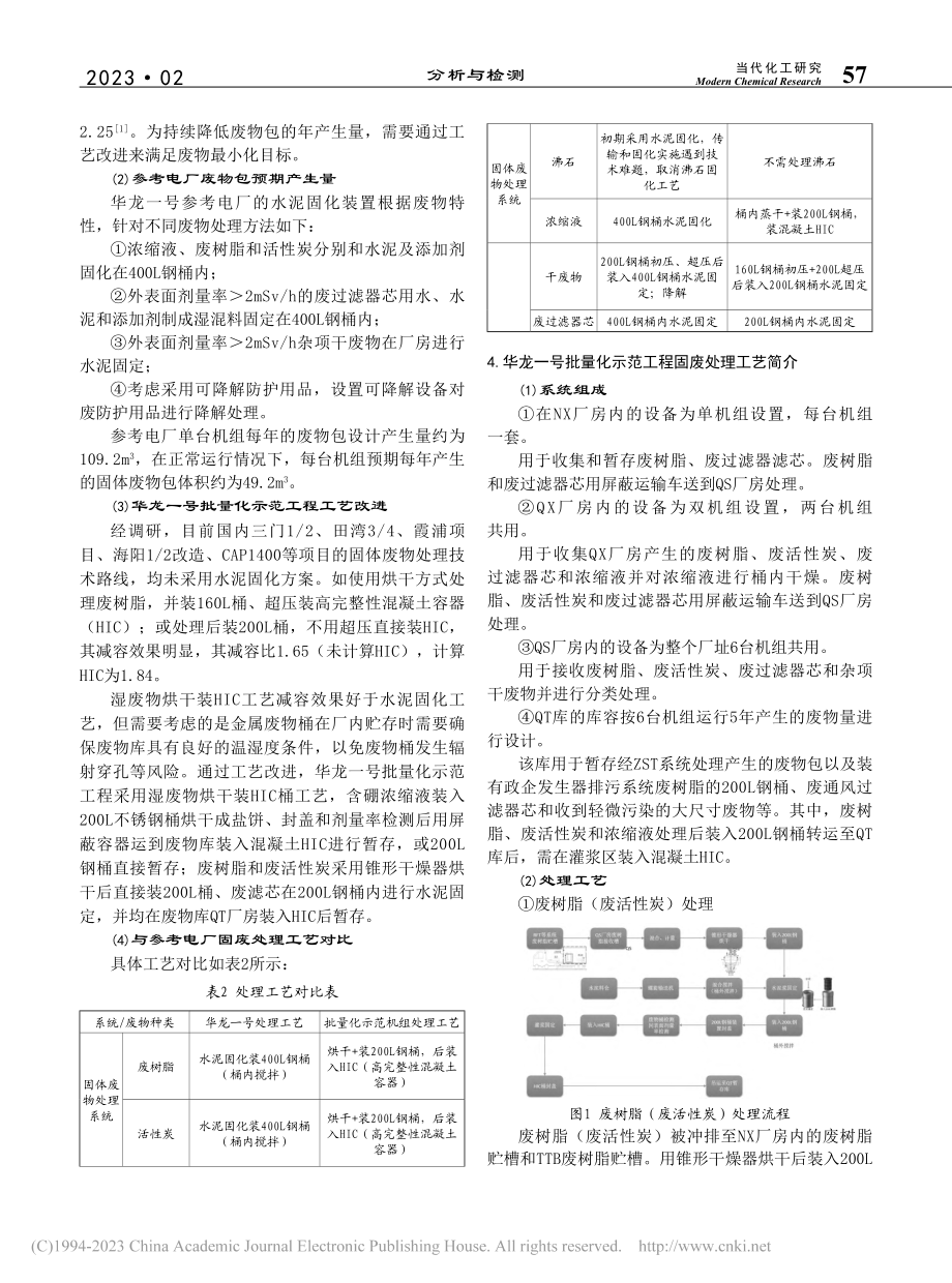 华龙一号批量化示范工程固体废物处理系统工艺改进分析_何源.pdf_第3页