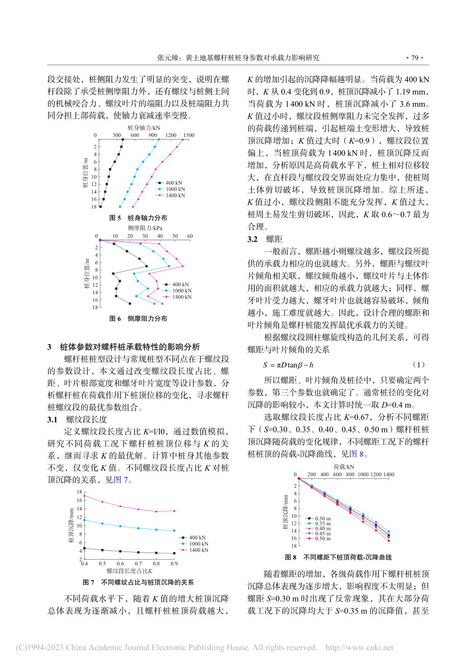 黄土地基螺杆桩桩身参数对承载力影响研究_张元帅.pdf_第3页