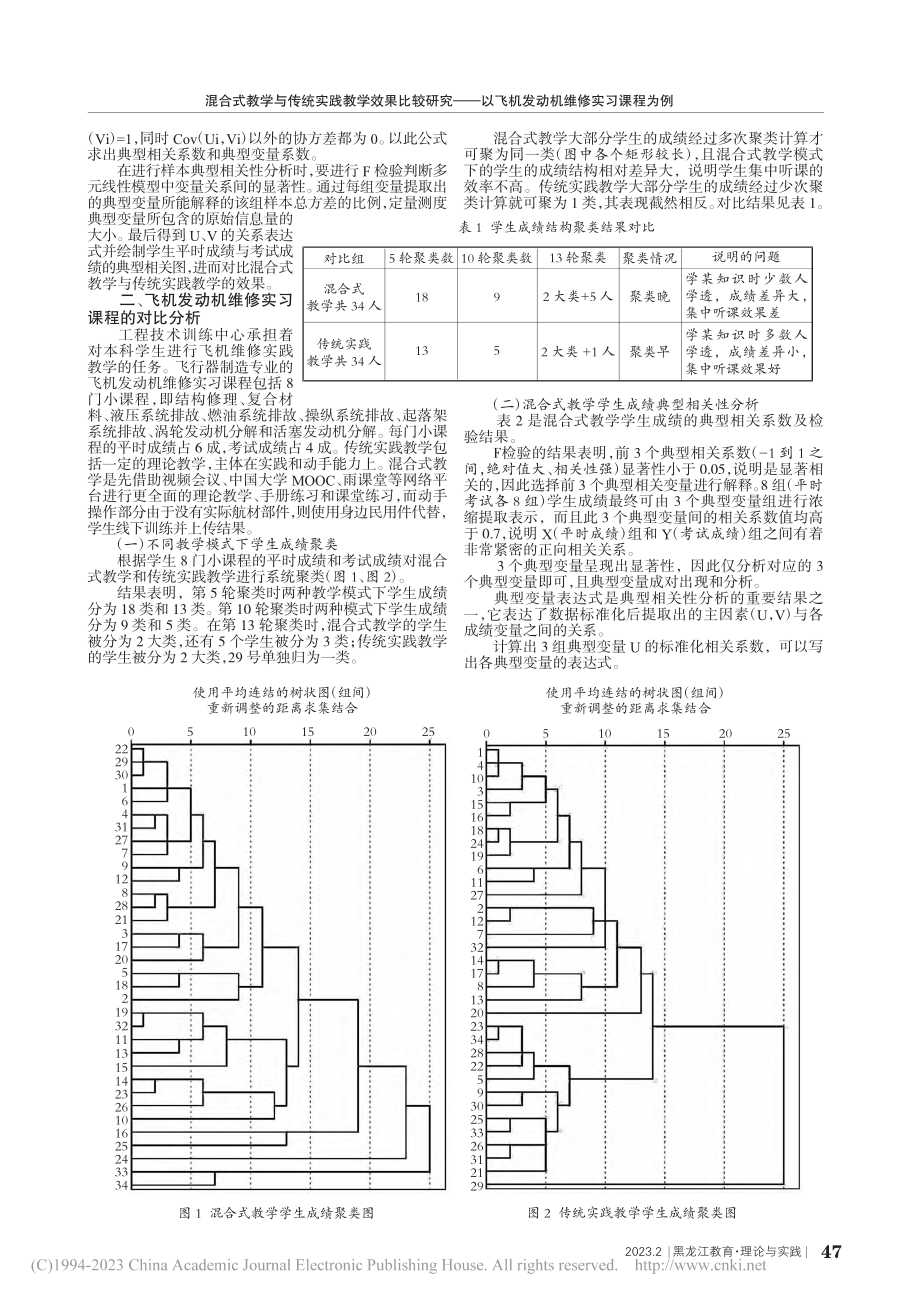 混合式教学与传统实践教学效...飞机发动机维修实习课程为例_纪翔.pdf_第2页