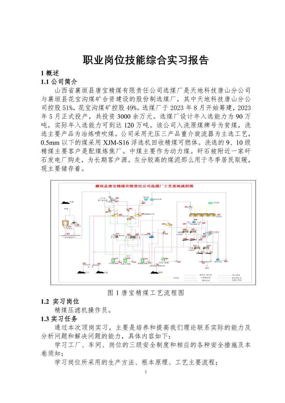 2023年职业岗位技能综合实习报告.doc_第3页