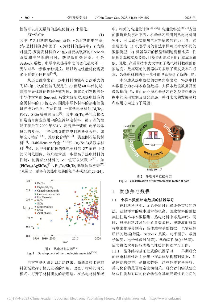 机器学习在热电材料领域中的应用_盛晔.pdf_第2页