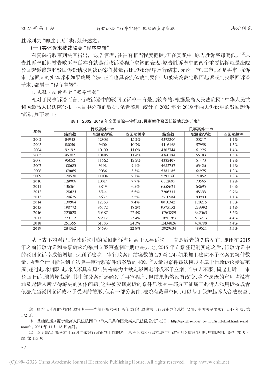 行政诉讼“程序空转”现象的多维审视_黄先雄.pdf_第3页