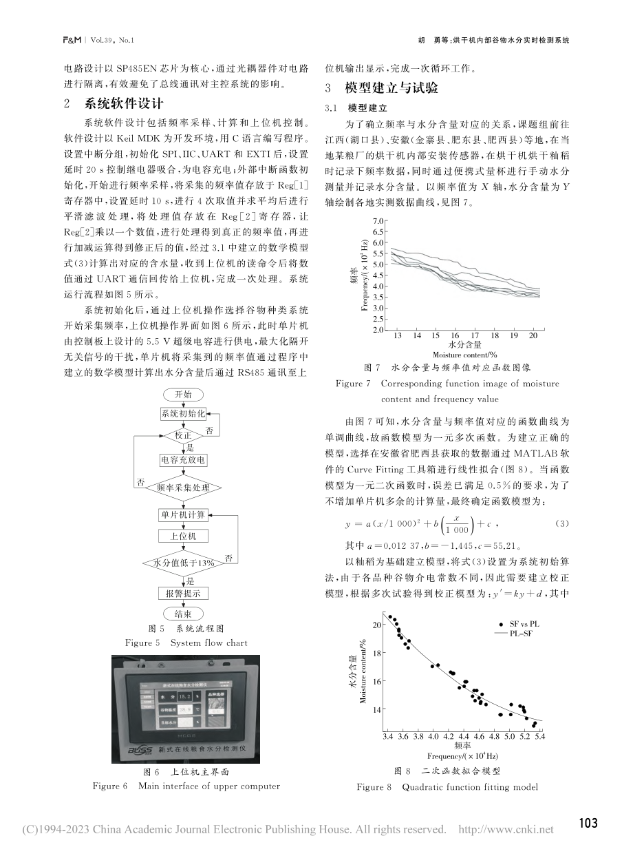 烘干机内部谷物水分实时检测系统_胡勇.pdf_第3页