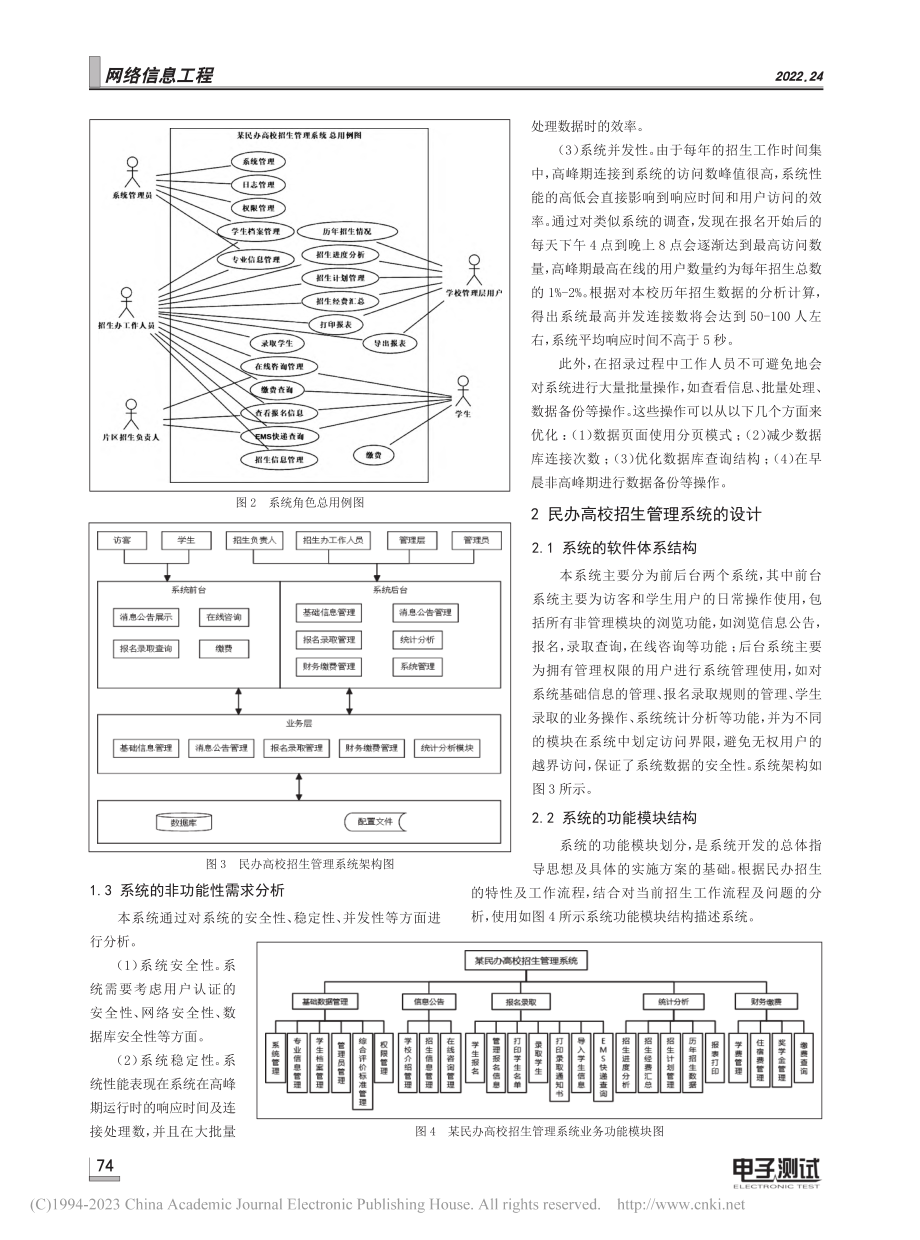 基于B_S模式的民办高校招生管理系统的设计与实现_白军花.pdf_第2页