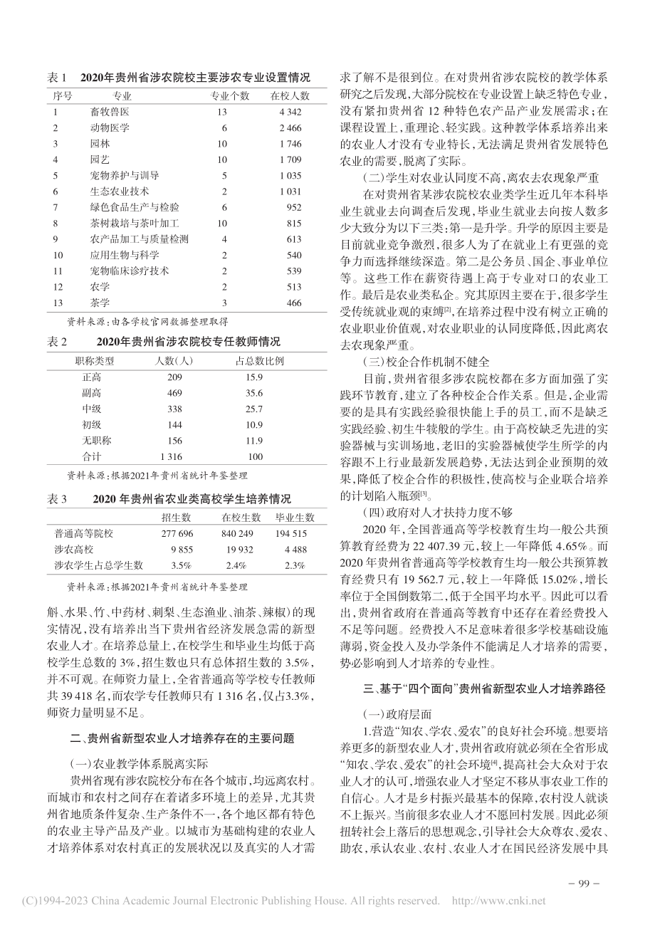 基于“四个面向”的贵州省新型农业人才培养_邱蓉.pdf_第2页