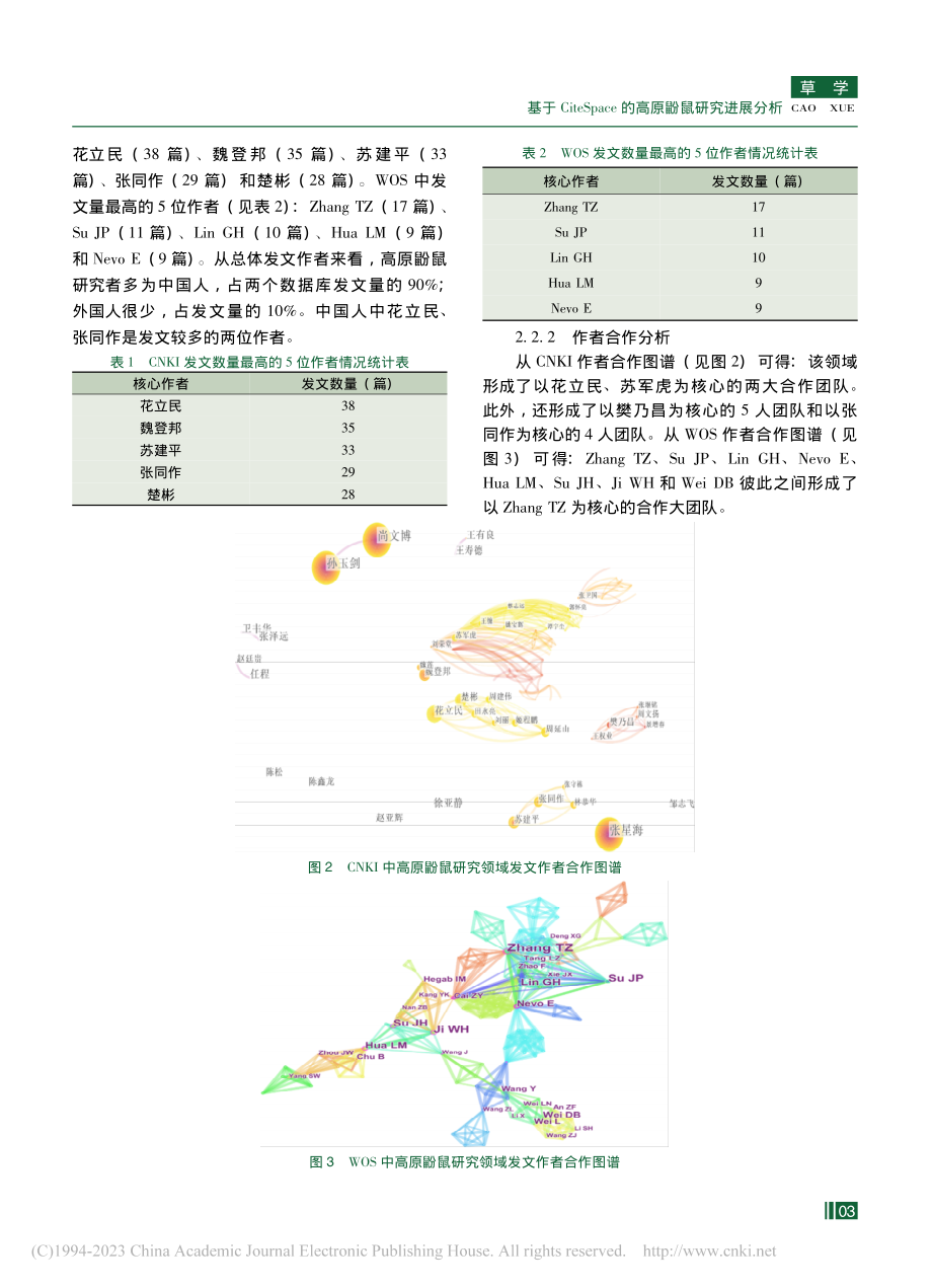 基于CiteSpace的高原鼢鼠研究进展分析_张志莹.pdf_第3页