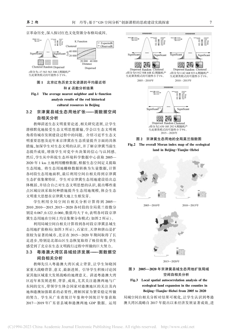 基于“GIS空间分析”创新课程的思政建设实践探索_何丹.pdf_第3页