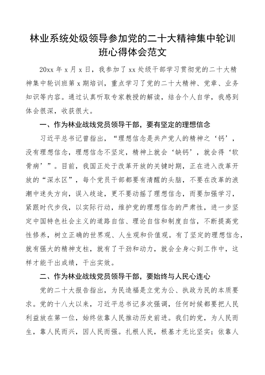 x大精神轮训班心得体会盛会培训学习研讨发言材料.docx_第1页