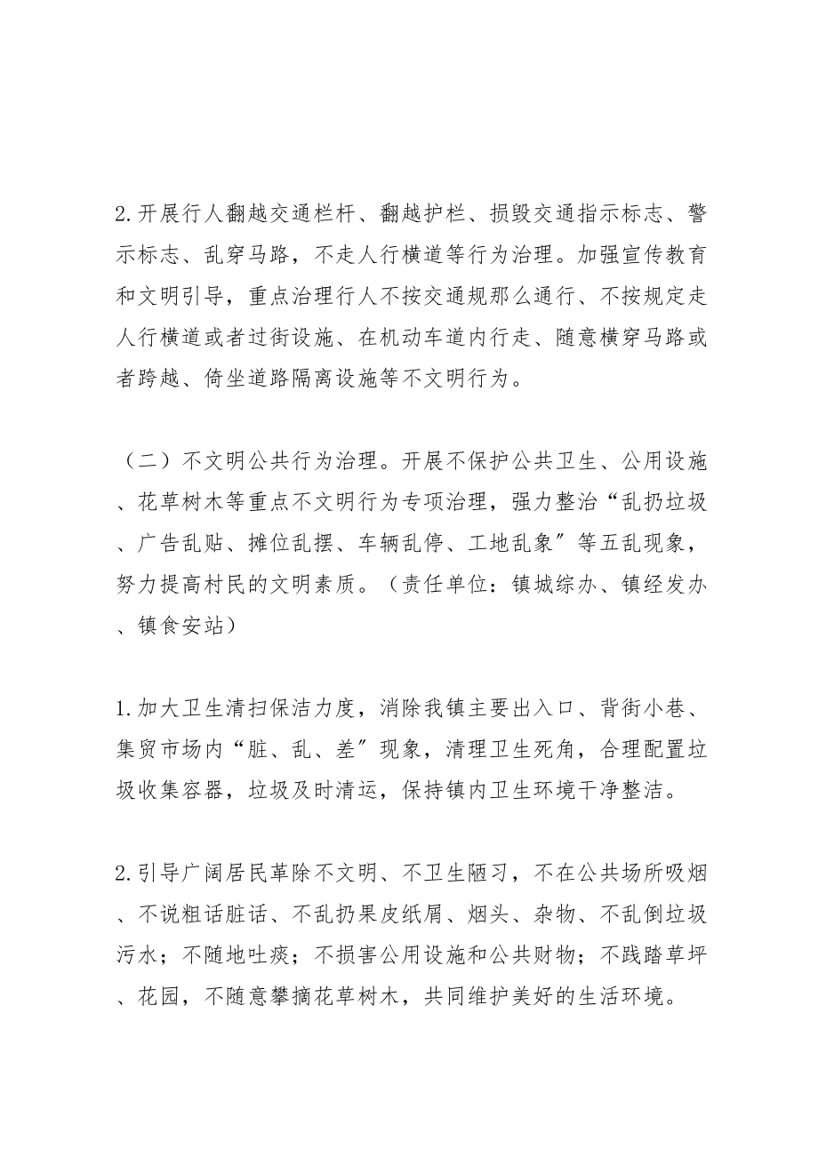 2023年全镇不文明行为专项治理工作方案.doc_第2页