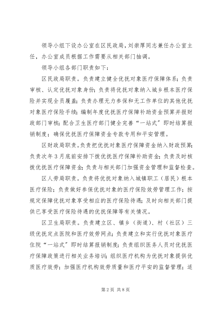 2023年区优抚对象医疗保障工作方案.docx_第2页