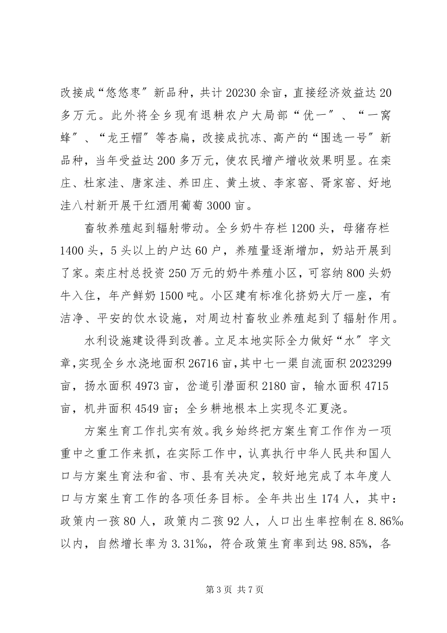 2023年xx乡人民政府乡长述职报告.docx_第3页