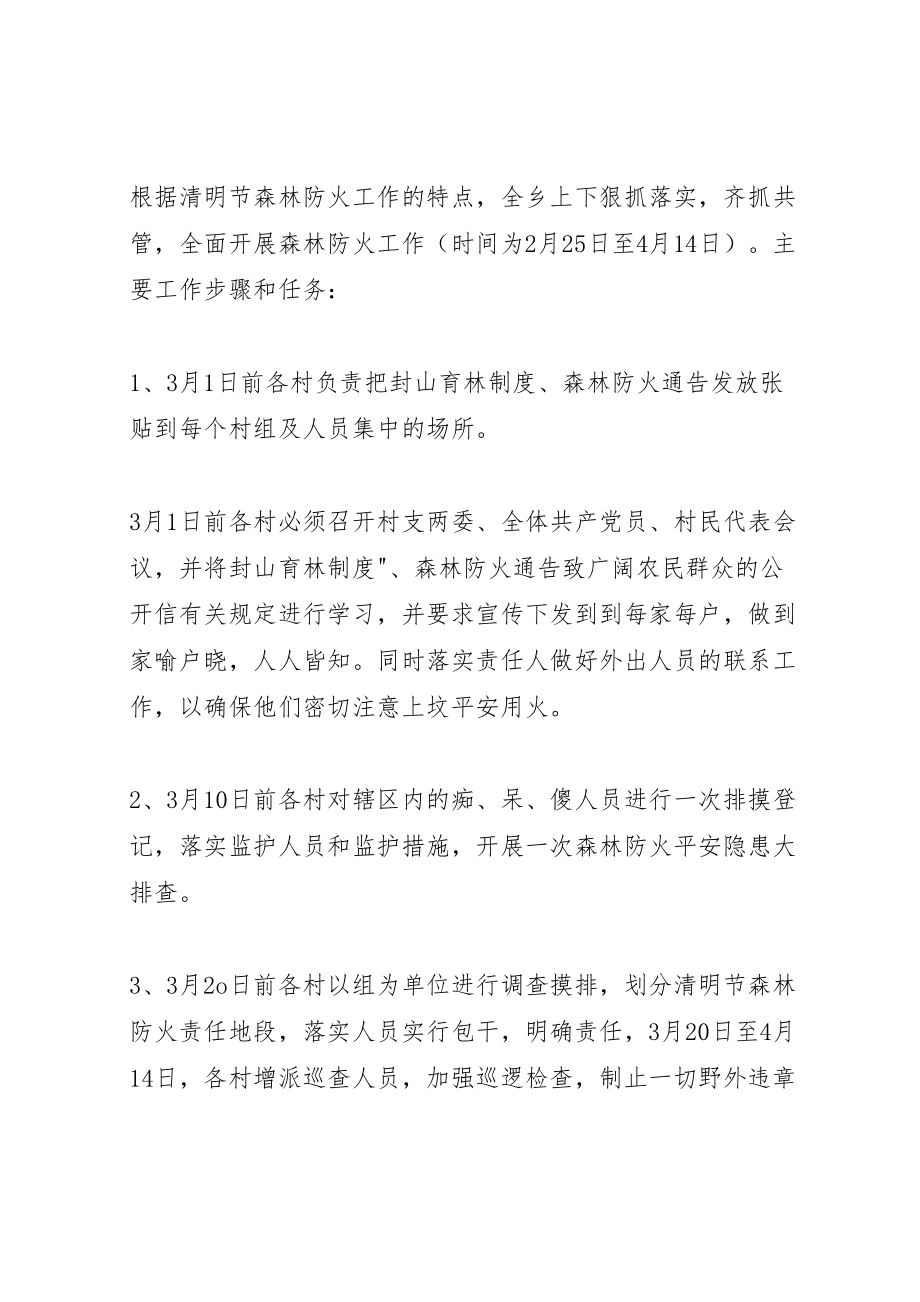 2023年乡镇清明森林防火实施工作方案 .doc_第2页