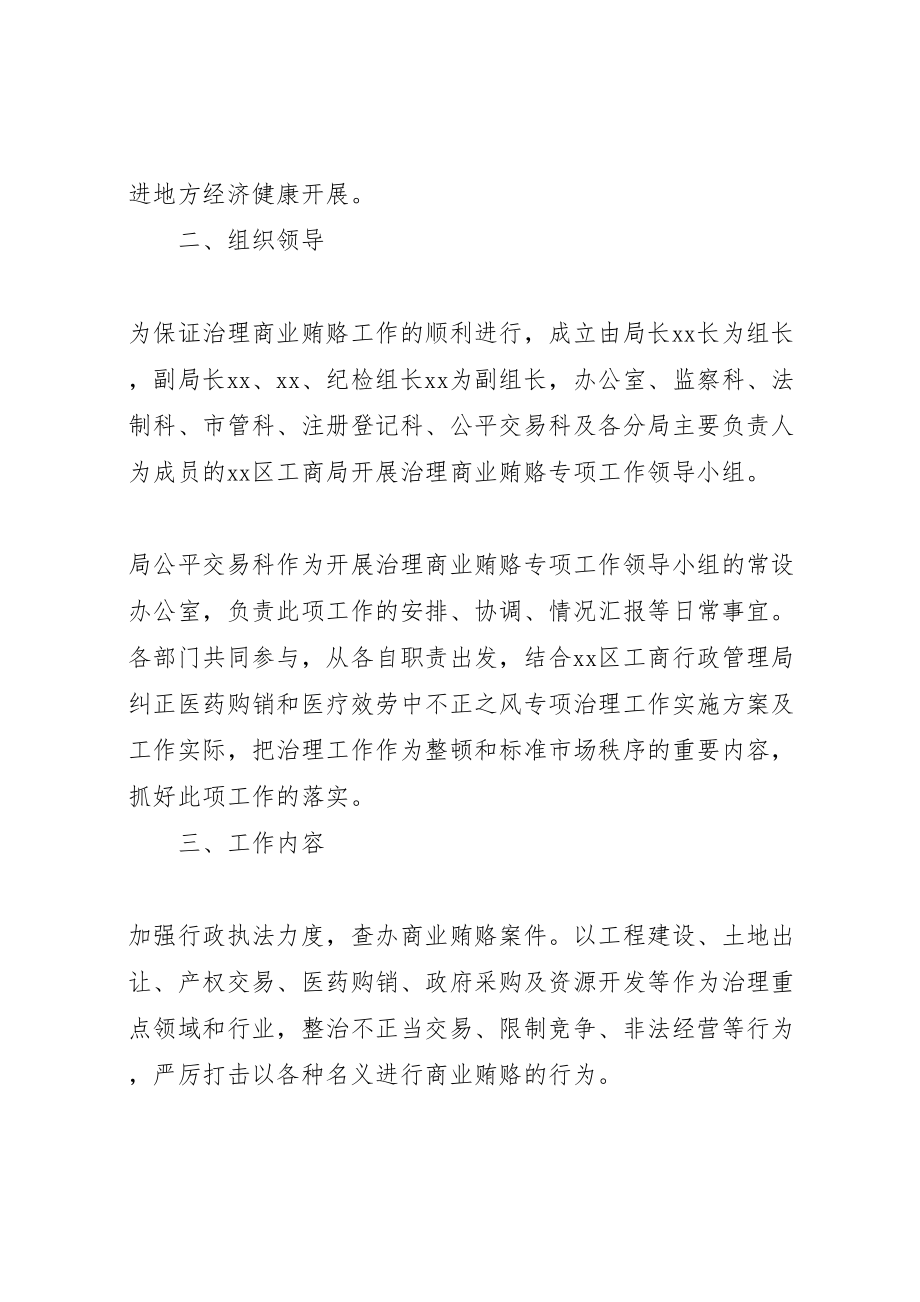 2023年区工商局商业贿赂专项治理工作方案.doc_第2页