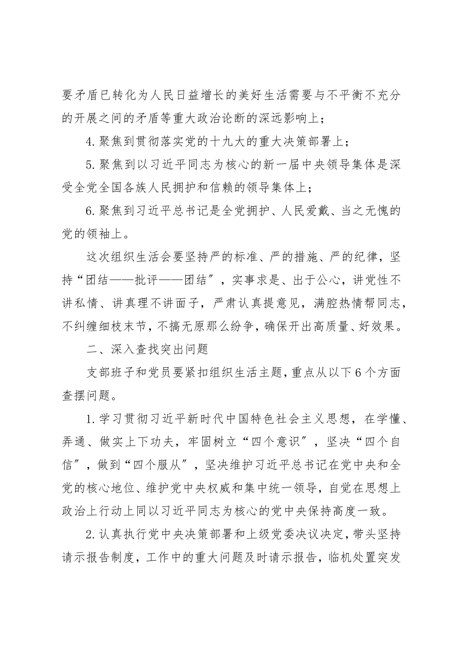 2023年党支部某年度组织生活会工作方案.docx_第2页