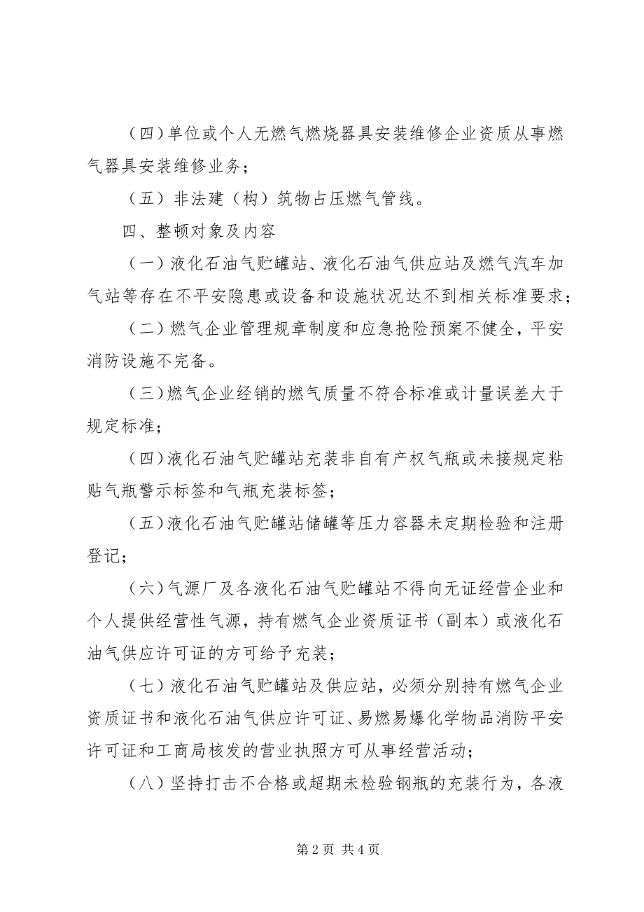 2023年全区清理整顿燃气市场工作方案.docx_第2页