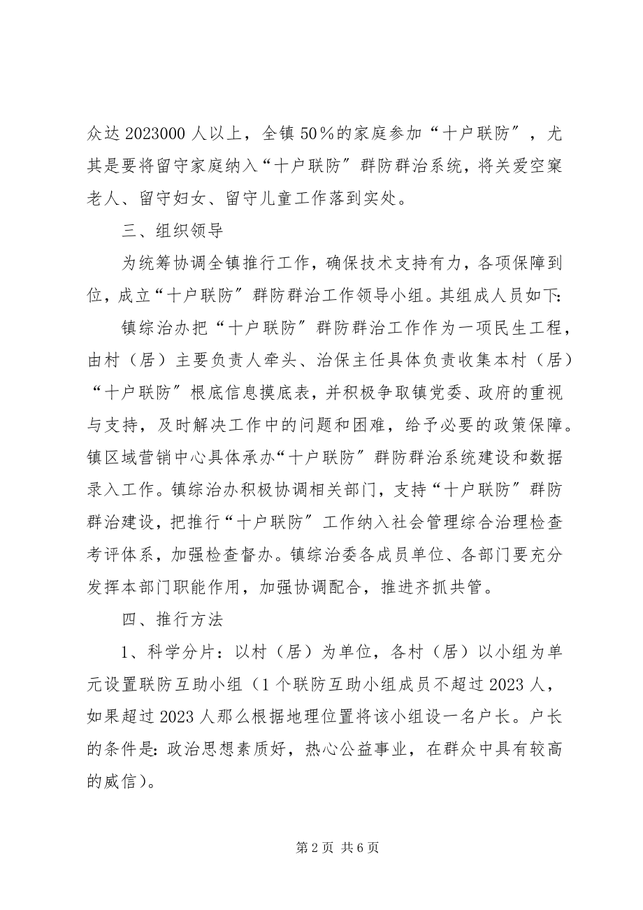 2023年十户联防创建平安工作方案.docx_第2页