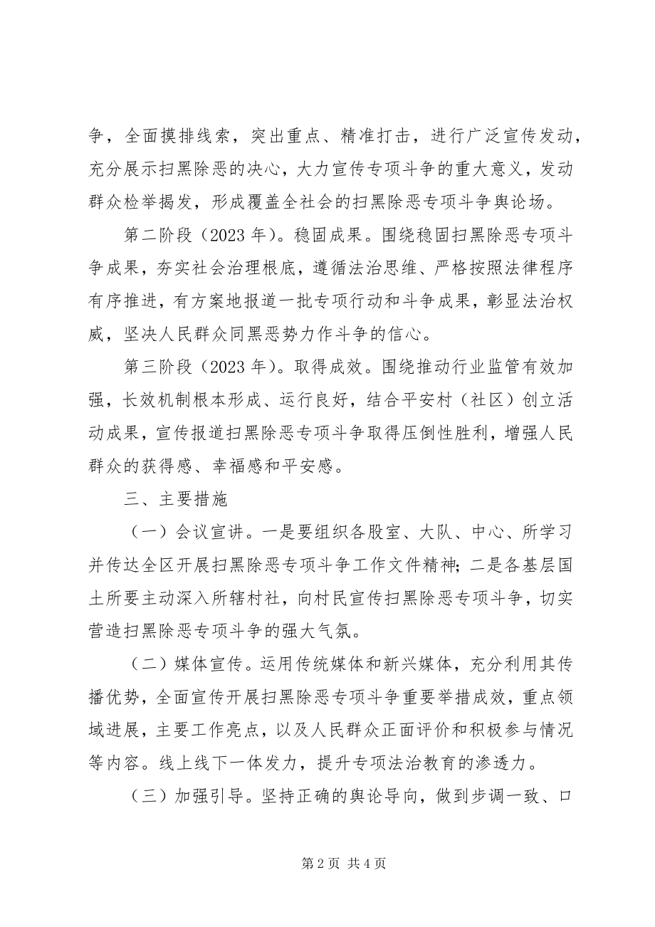 2023年国土分局扫黑除恶工作方案.docx_第2页