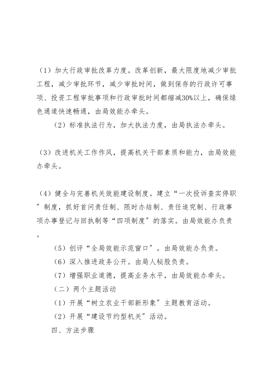 2023年县农业局机关效能年活动工作方案.doc_第2页