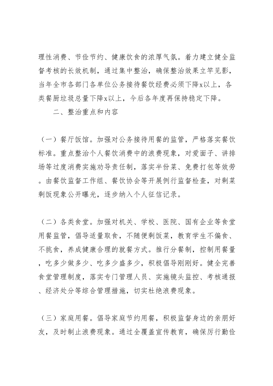 2023年全面整治舌尖上的浪费工作方案.doc_第2页