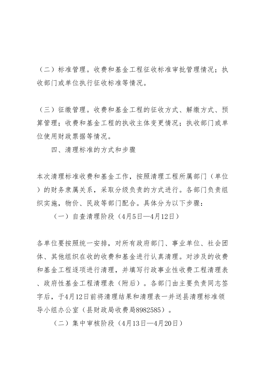 2023年县清理规范行政事业性收费和基金工作方案.doc_第3页