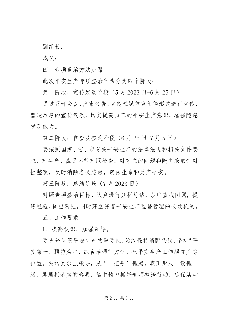 2023年商务系统安全工作专项治理工作方案.docx_第2页