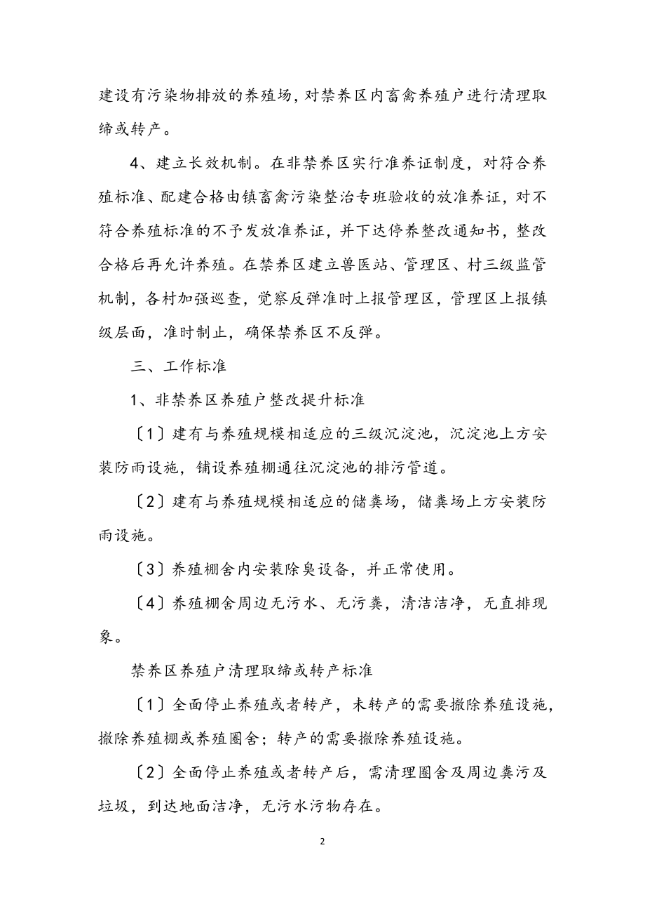 2023年乡镇畜禽养殖污染治理工作方案.docx_第2页