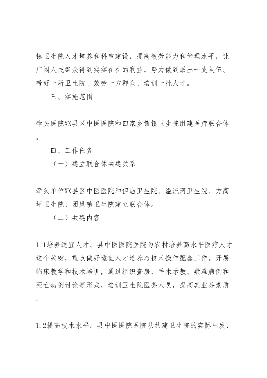 2023年县区中医院区域医疗联合体试点工作方案 3.doc_第2页