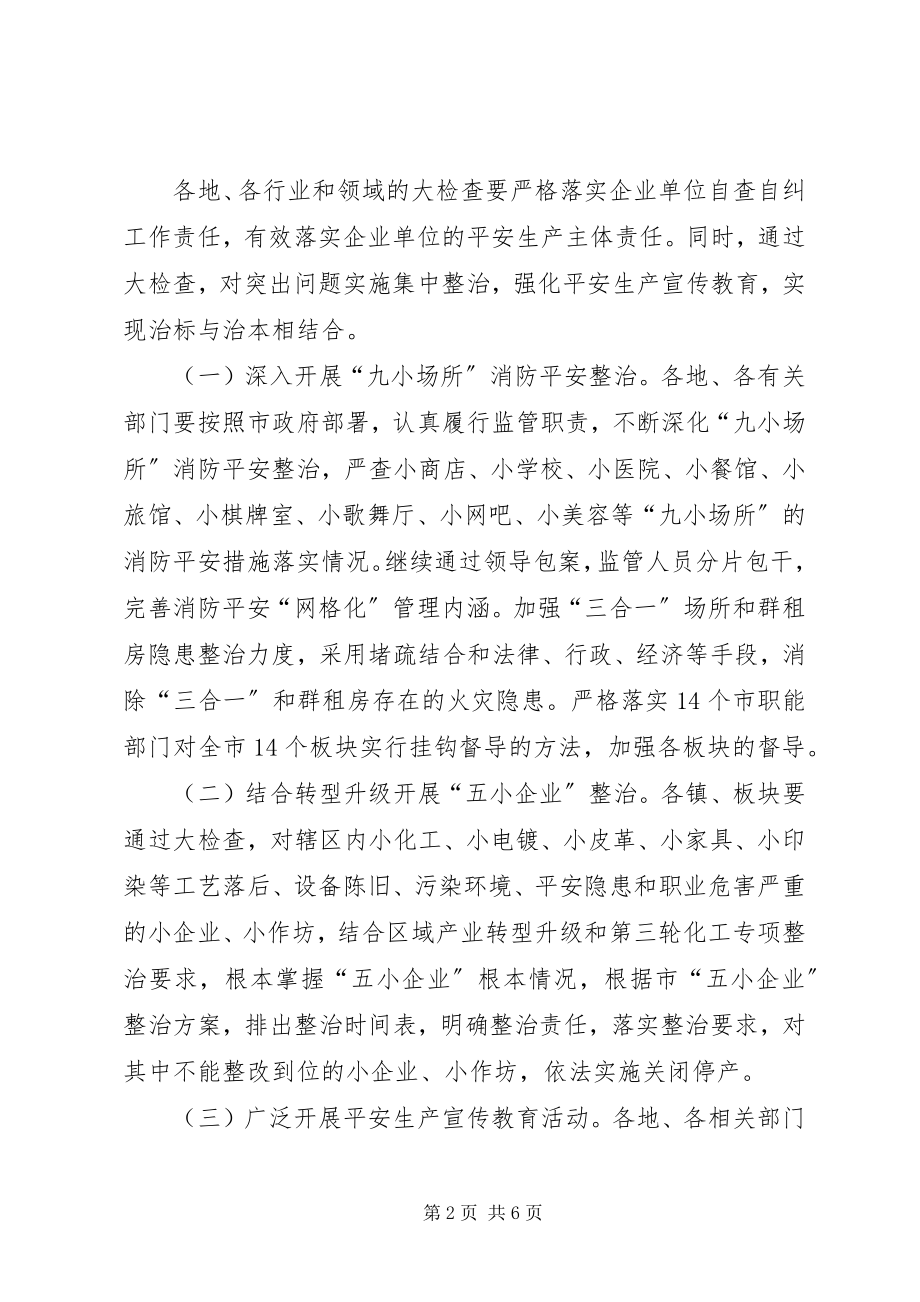 2023年全市安全生产检查工作方案.docx_第2页