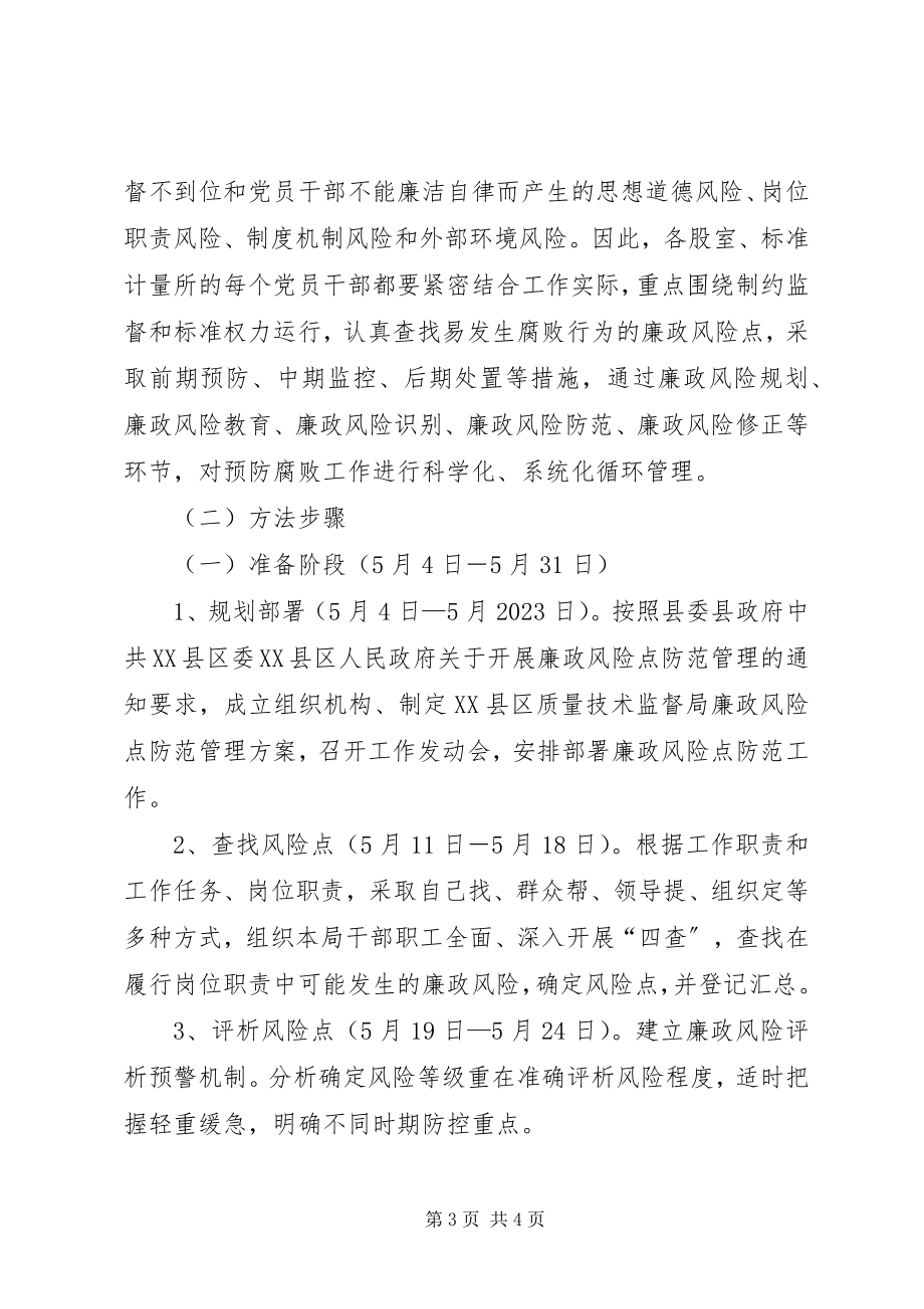 2023年办公室廉政风险点防范管理工作方案新编.docx_第3页