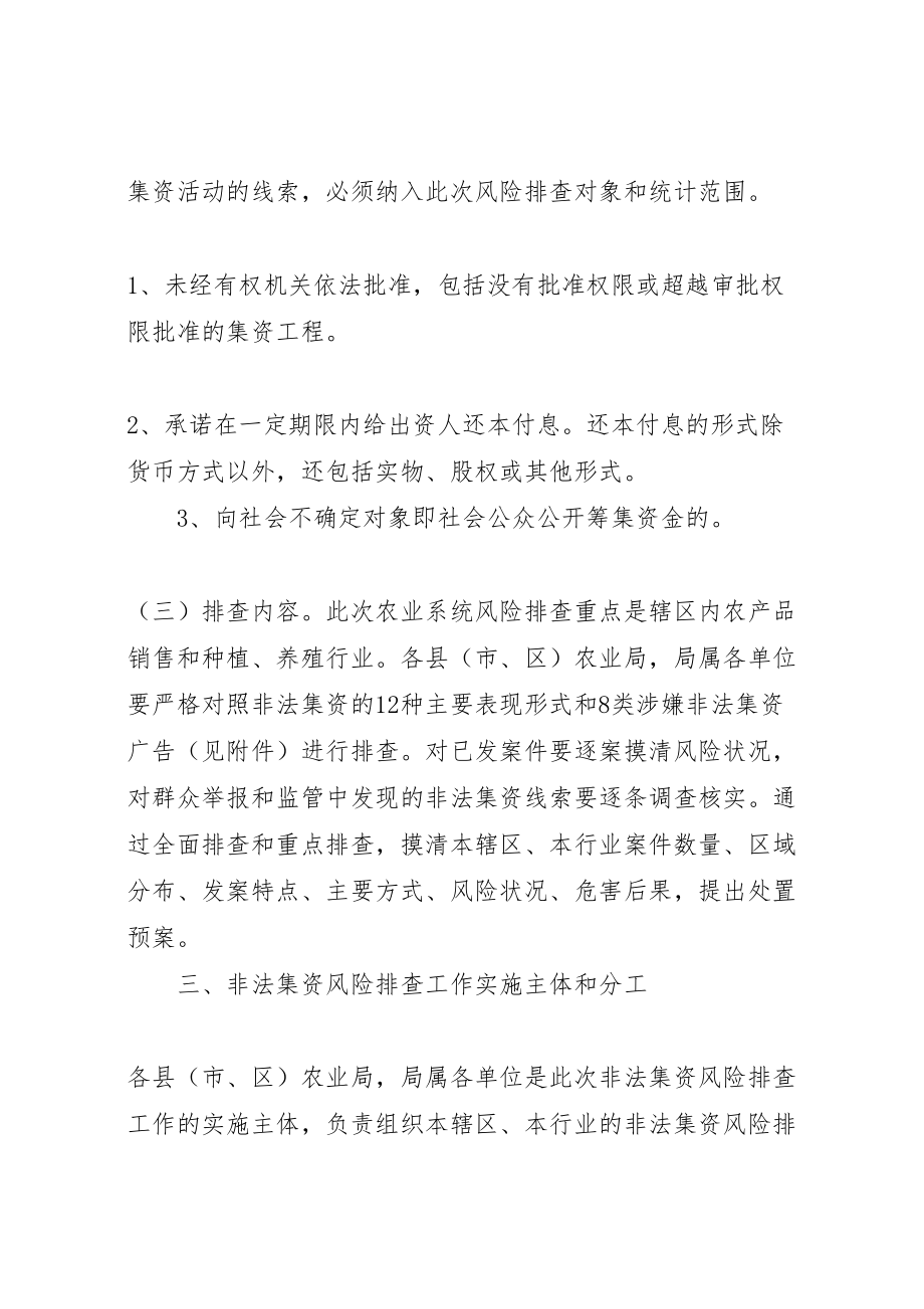 2023年农业系统非法集资整顿工作方案.doc_第2页