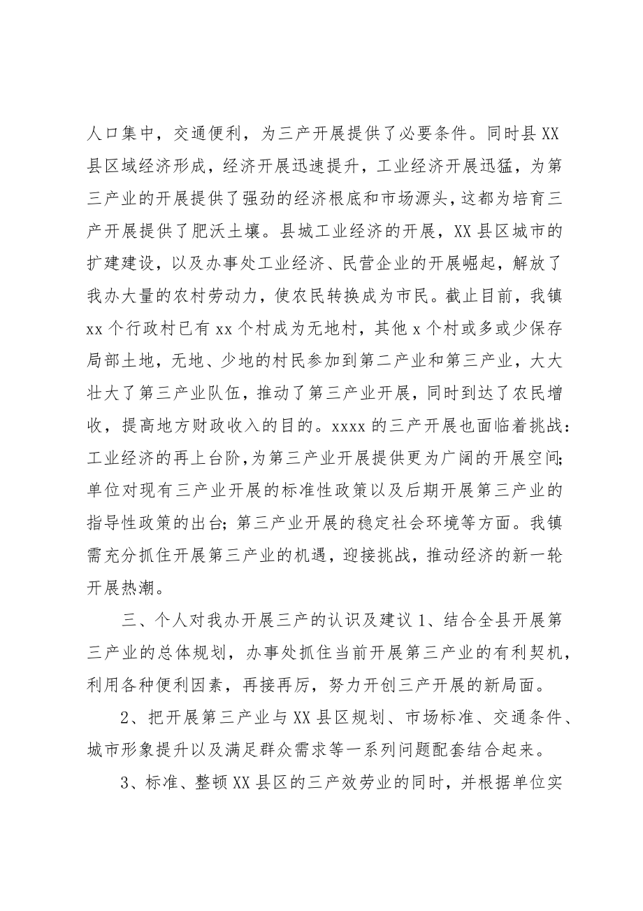 2023年xx第三产业调研心得体会新编.docx_第2页