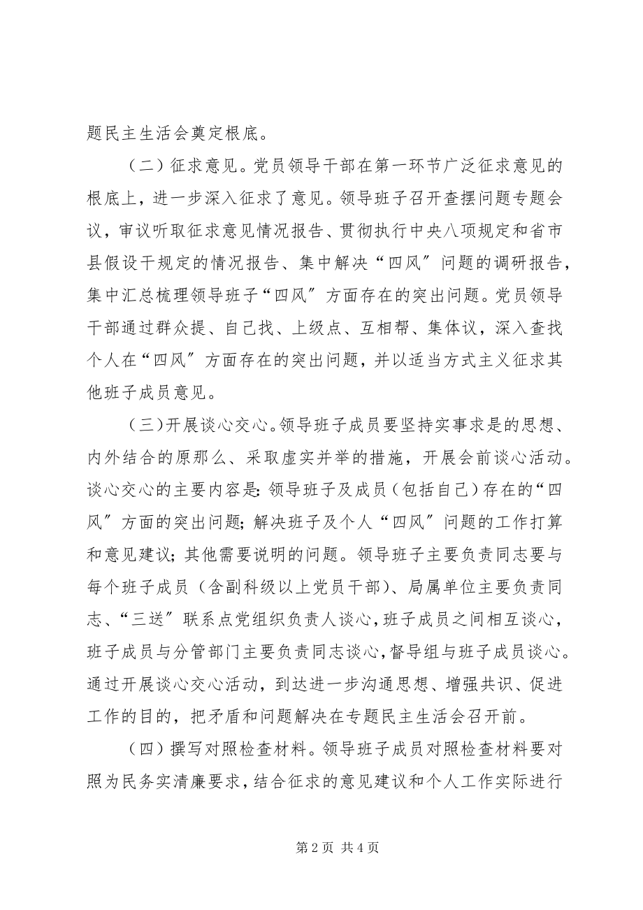 2023年人保局专题民主生活会工作方案.docx_第2页