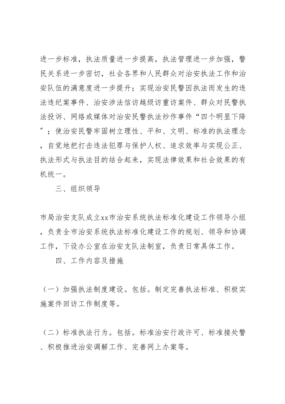 2023年公安法制处加强执法规范化建设的工作方案.doc_第2页