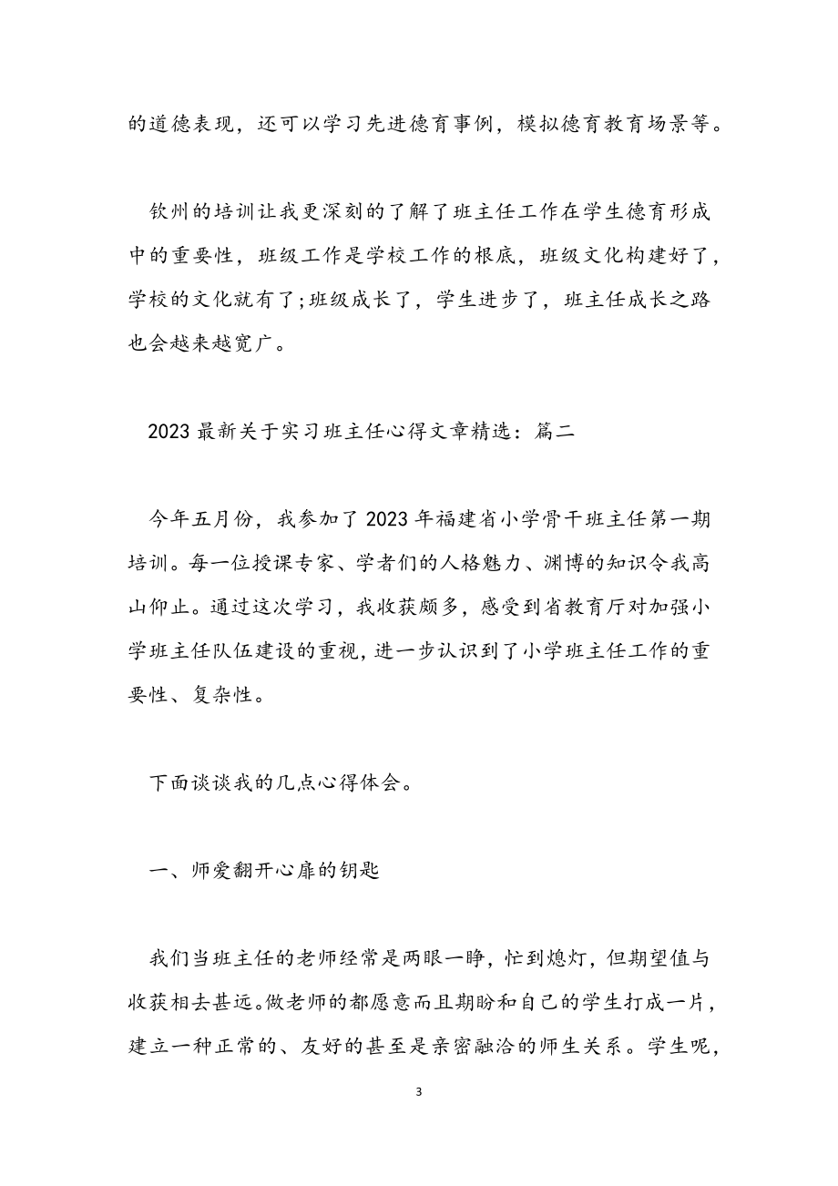 2023关于实习班主任心得文章.docx_第3页