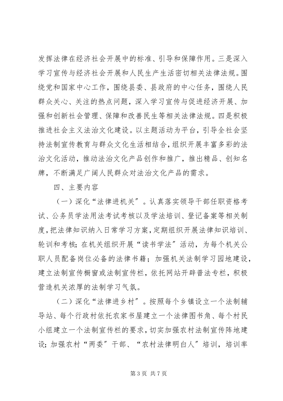 2023年司法局法制教育工作方案.docx_第3页