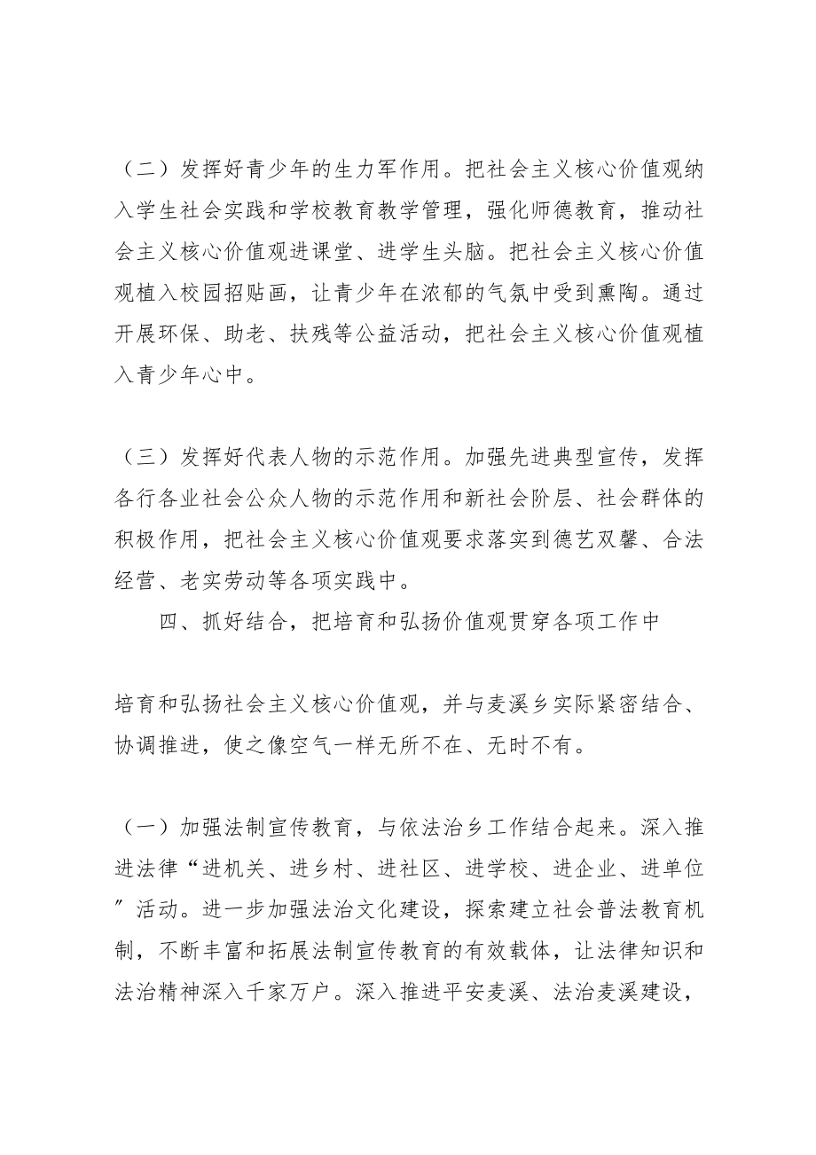 2023年乡党委社会主义核心价值工作方案.doc_第3页