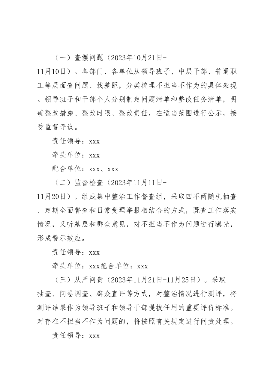 2023年县委关于整治不担当不作为问题的工作方案.doc_第2页