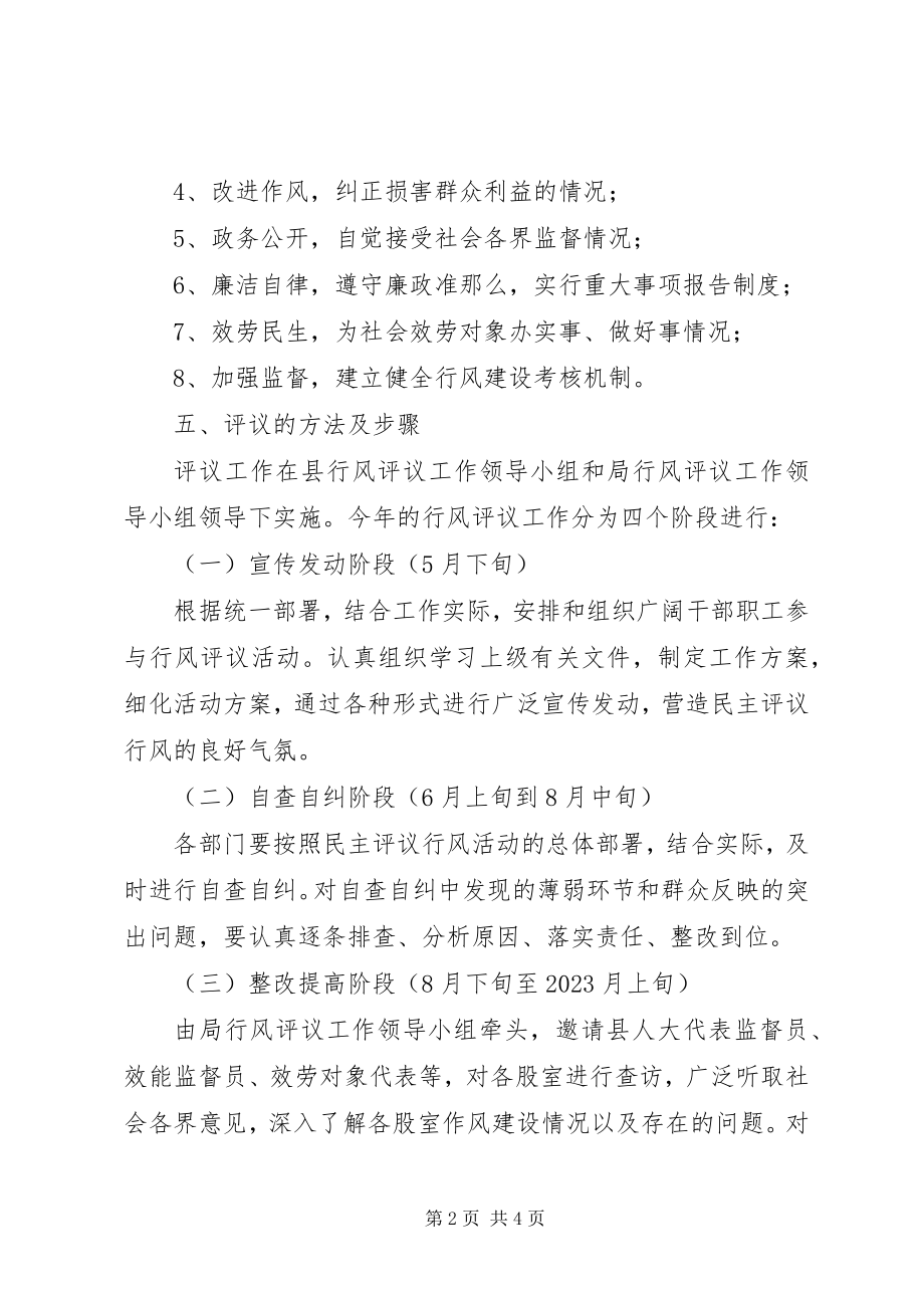 2023年人事局行风评议工作方案.docx_第2页