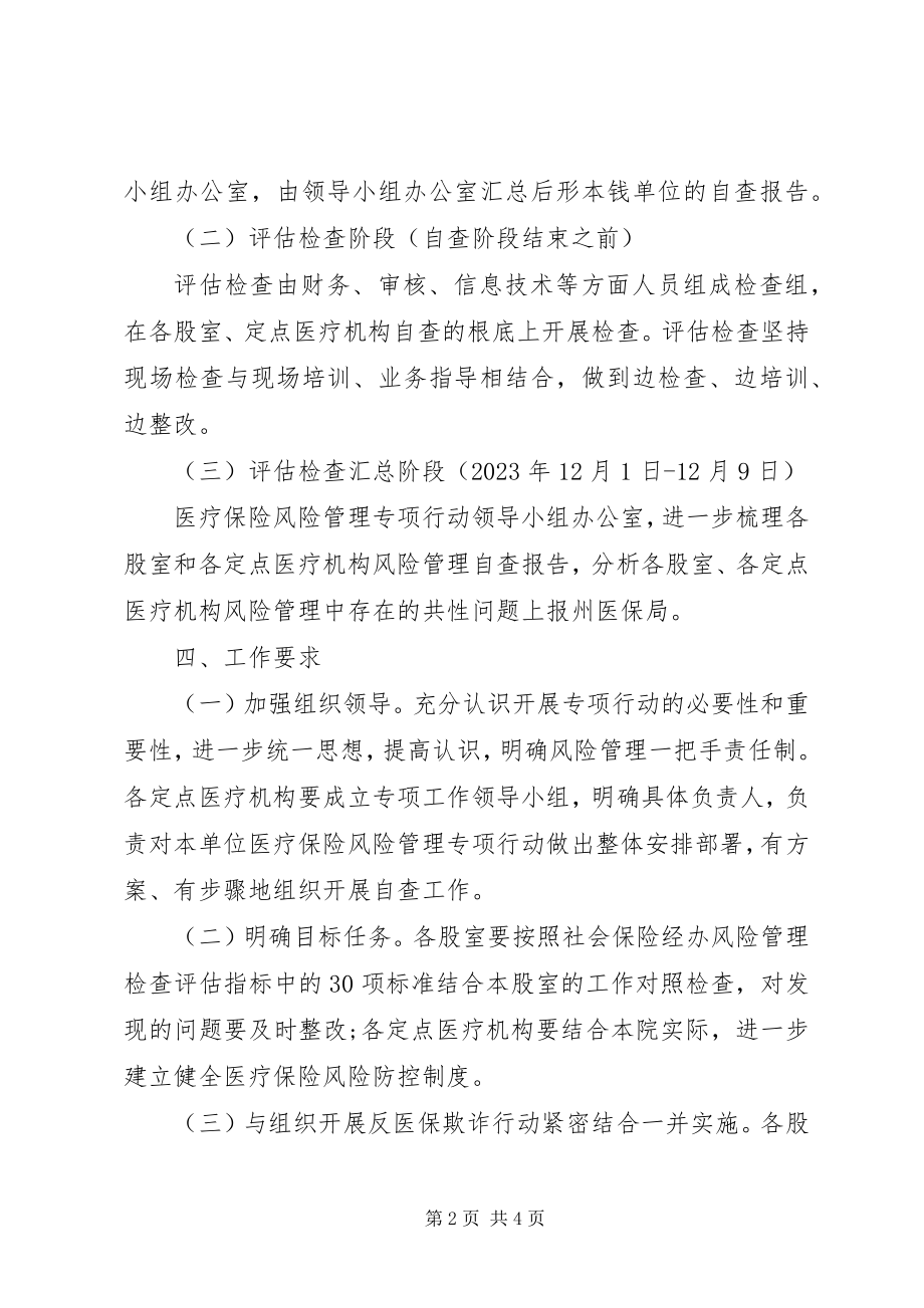 2023年医疗保险经办风险管理工作方案.docx_第2页