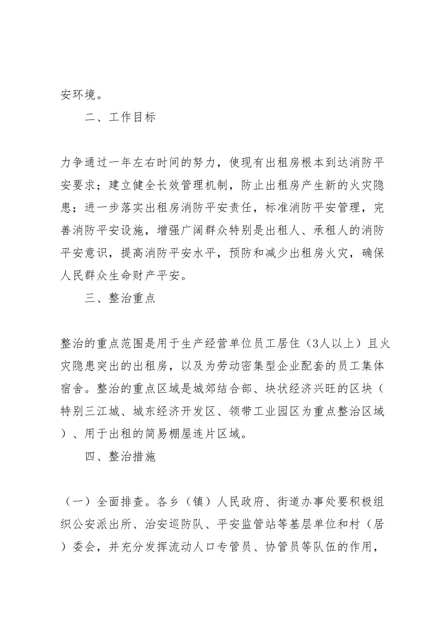 2023年出租房屋消防安全综合整治工作方案.doc_第2页