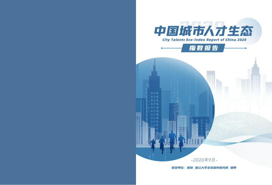 2020中国城市人才生态指数报告-微链-202009.pdf_第1页