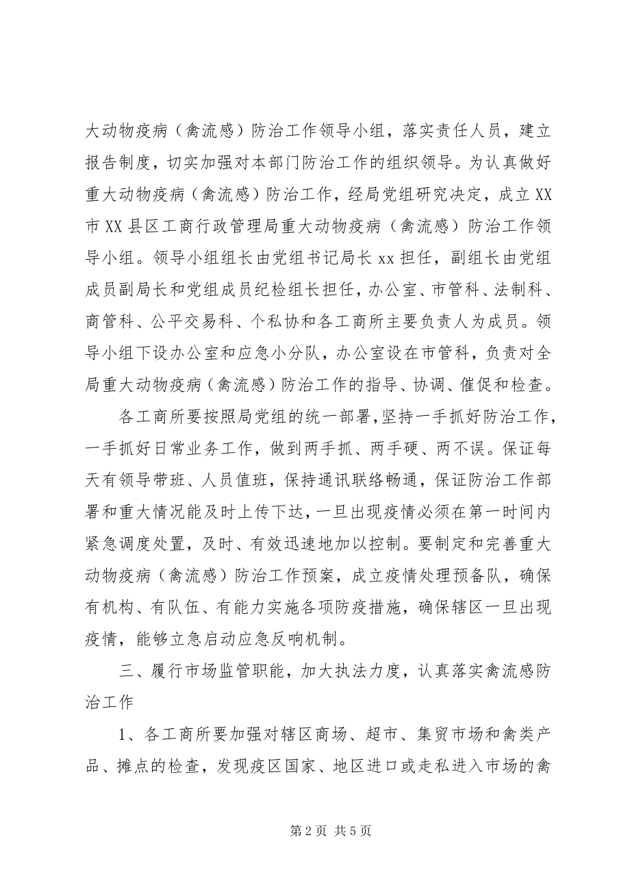 2023年区工商局重大动物疫病防治工作方案.docx_第2页