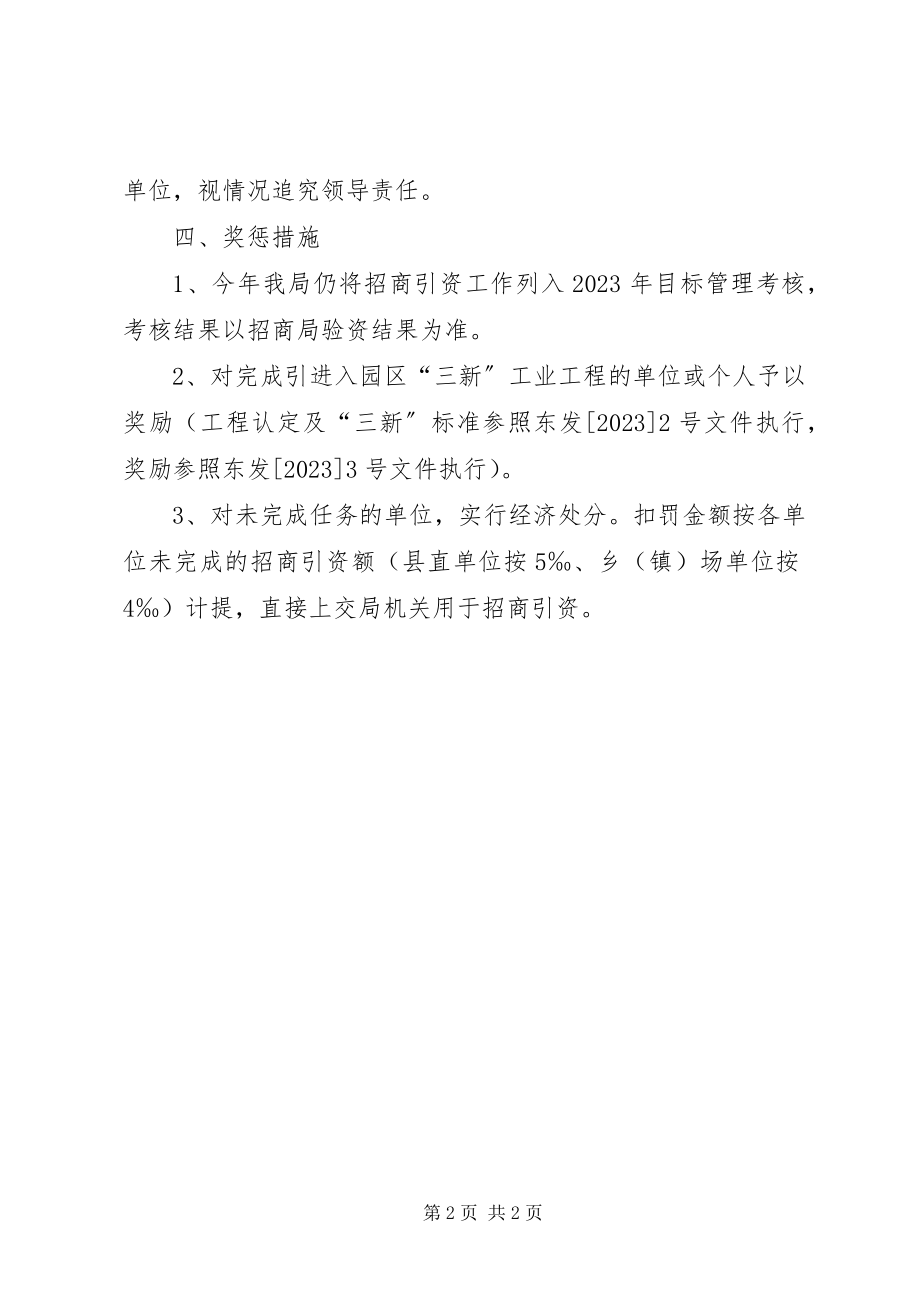 2023年卫生局招商引资工作方案.docx_第2页