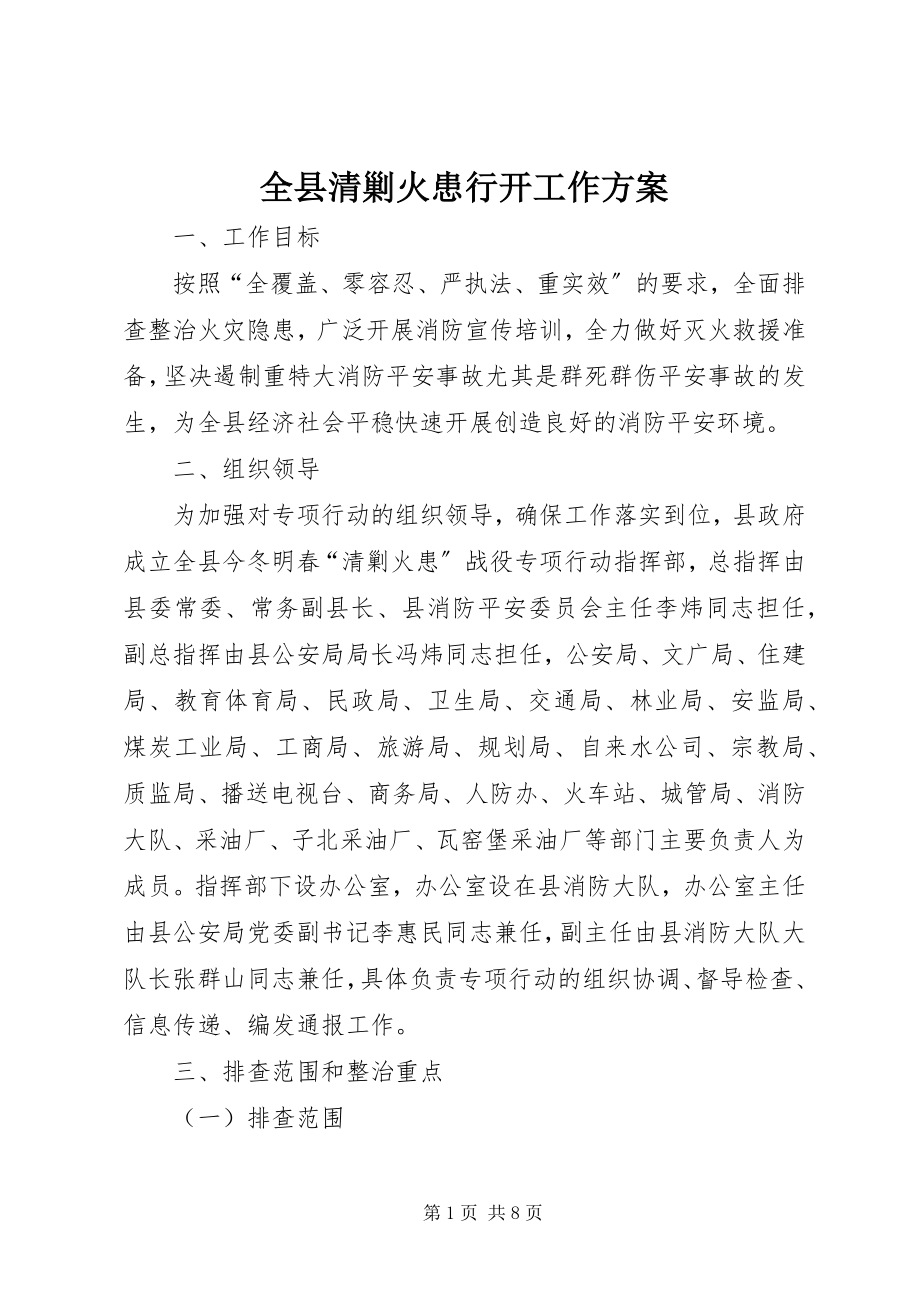 2023年全县清剿火患行动工作方案.docx_第1页