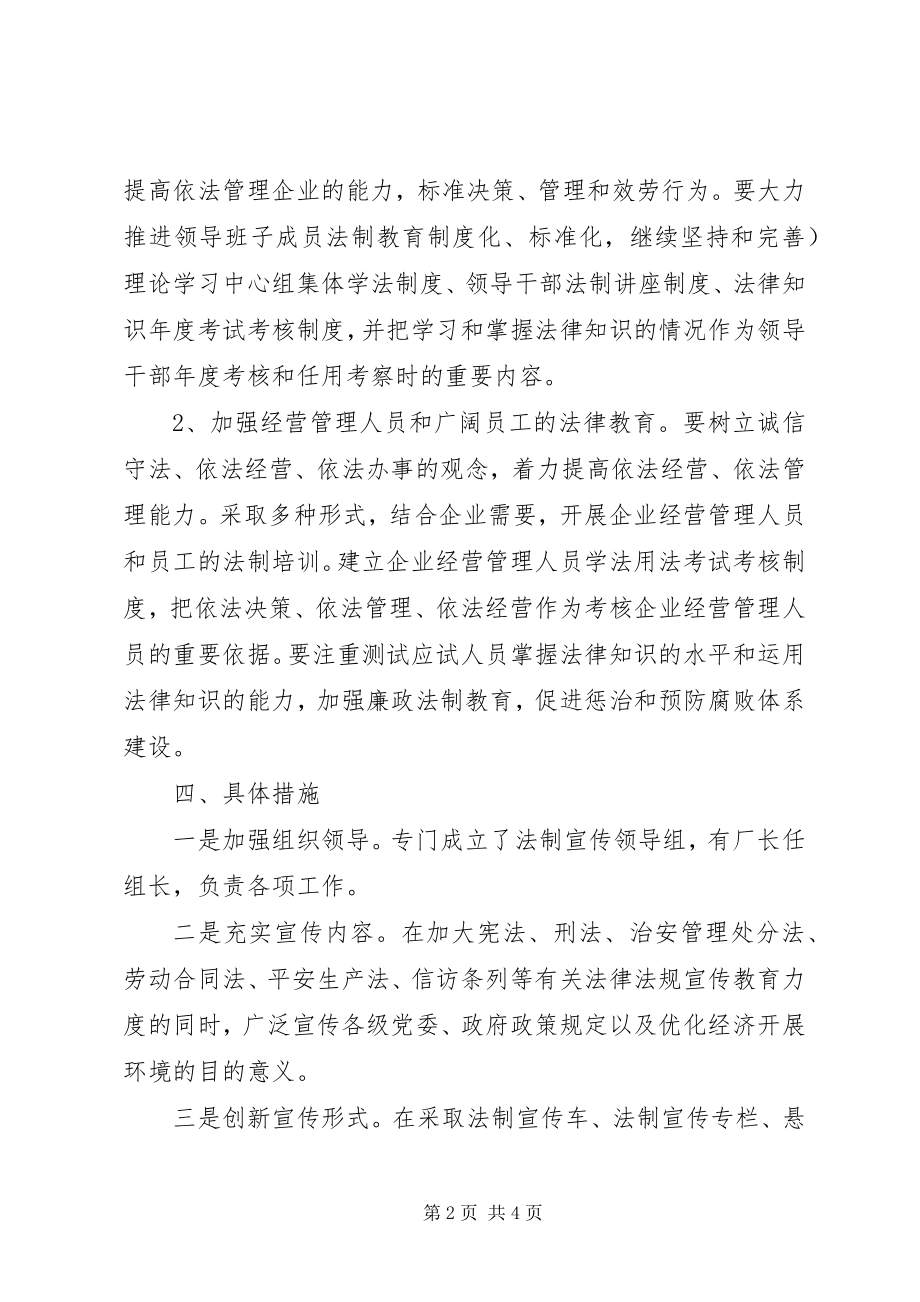 2023年加强企业法制宣传教育工作方案.docx_第2页