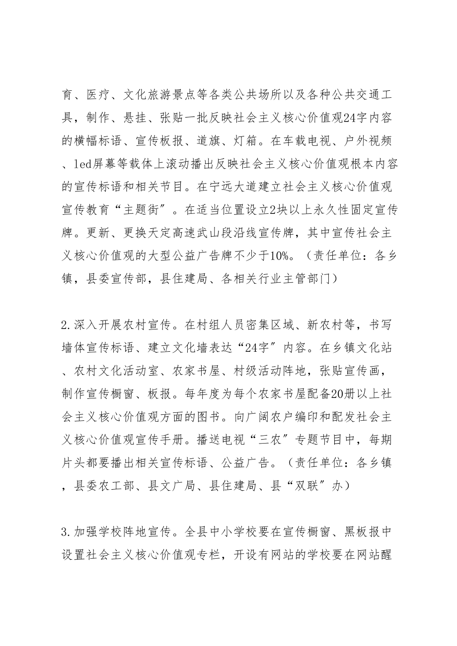 2023年县年社会主义核心价值观宣传教育工作方案.doc_第2页